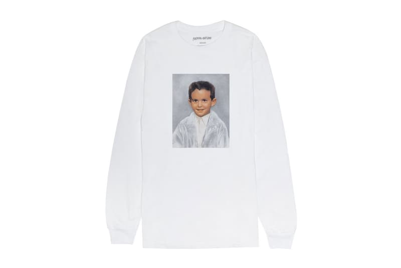 Fucking Awesome dylan rieder capsule shirt long short sleeve skate board deck white black dipped school photograph print image