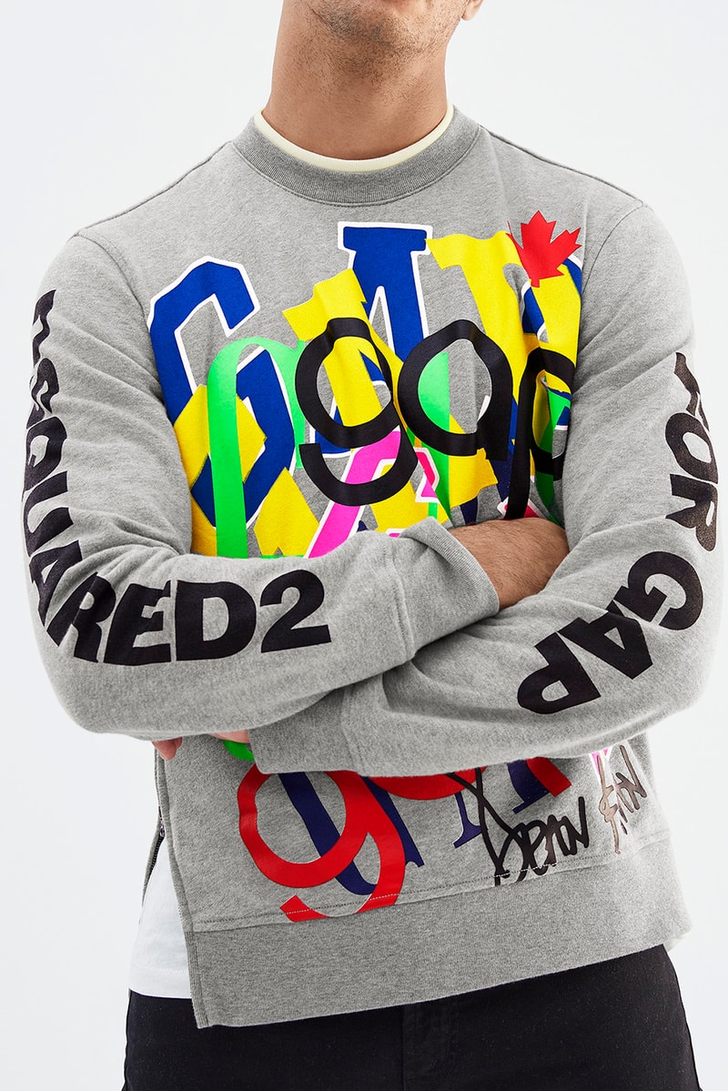 Gap GQ The Coolest Designers on the Planet 2018 Gallery No Vacancy Inn Balmain MSGM Dsquared Opening Ceremony logo sweatshirt hoodie