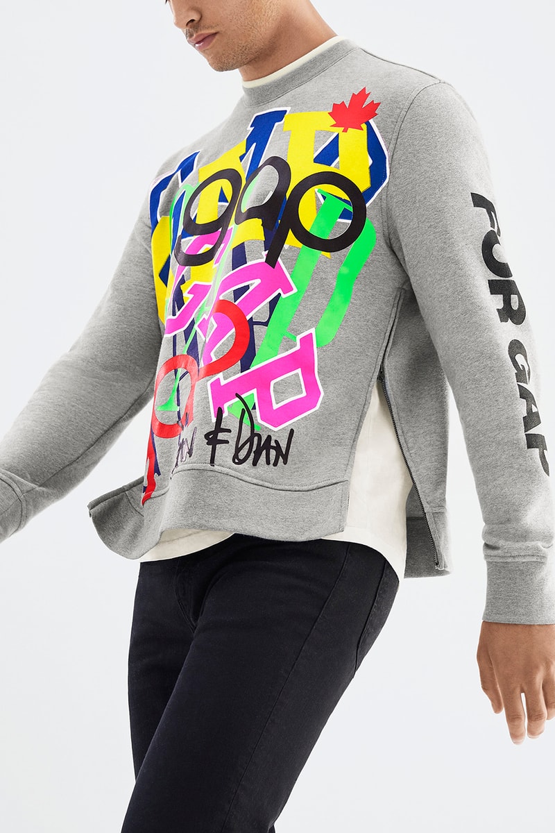Gap GQ The Coolest Designers on the Planet 2018 Gallery No Vacancy Inn Balmain MSGM Dsquared Opening Ceremony logo sweatshirt hoodie