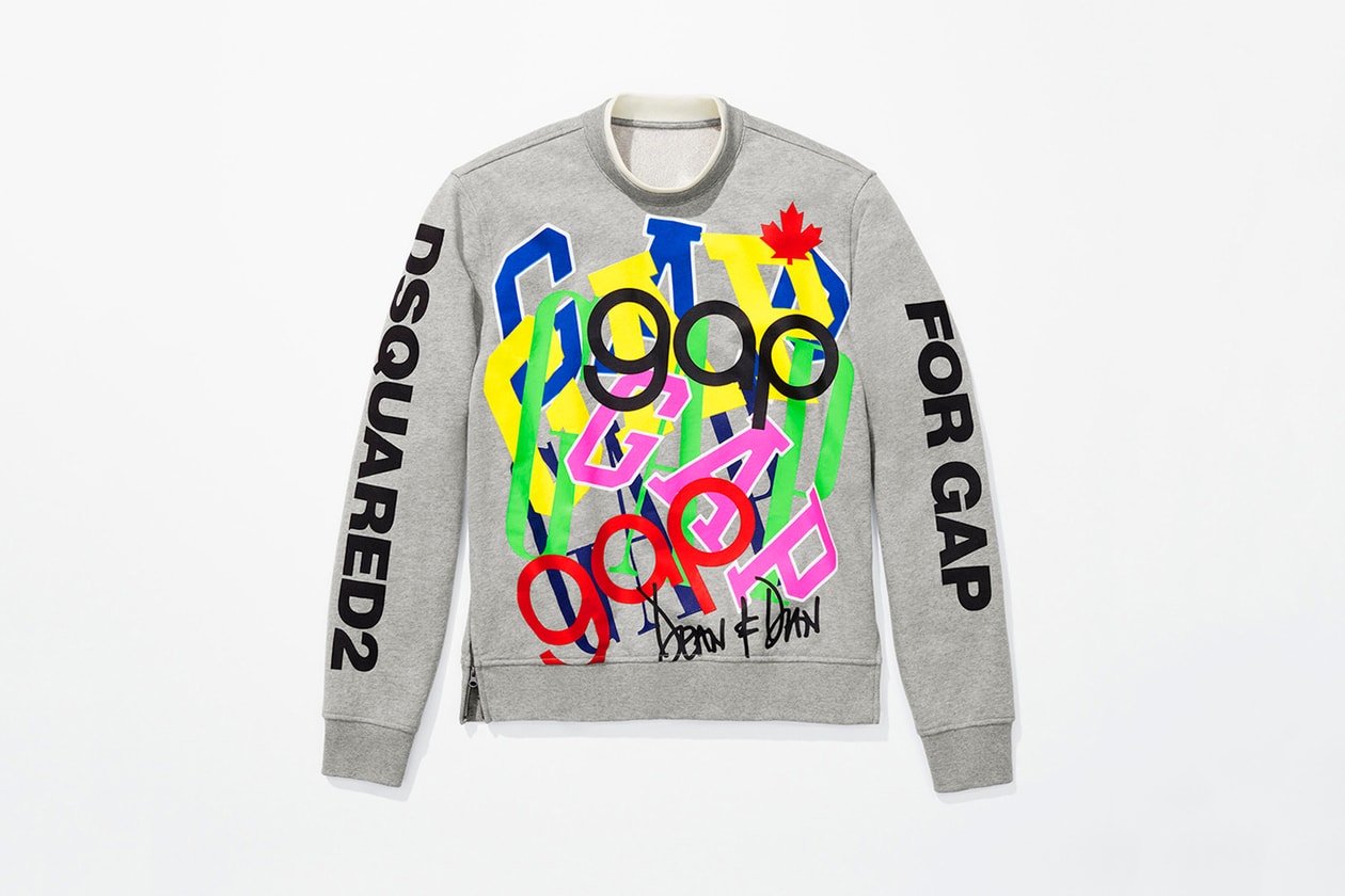 Gap GQ The Coolest Designers on the Planet 2018 Gallery No Vacancy Inn Balmain MSGM Dsquared Opening Ceremony logo sweatshirt hoodie