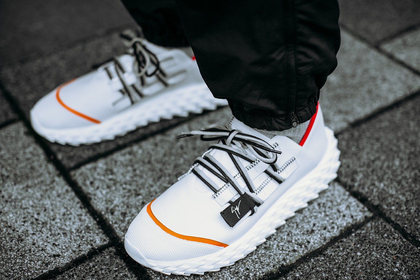 Giuseppe Zanotti Urchin Sneaker Release 2018 Black White