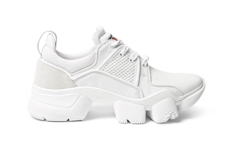 Givenchy Jaw Sneaker Release neoprene suede leather mesh price Info Date White Black Fall Winter 2018 Clare Waight Keller