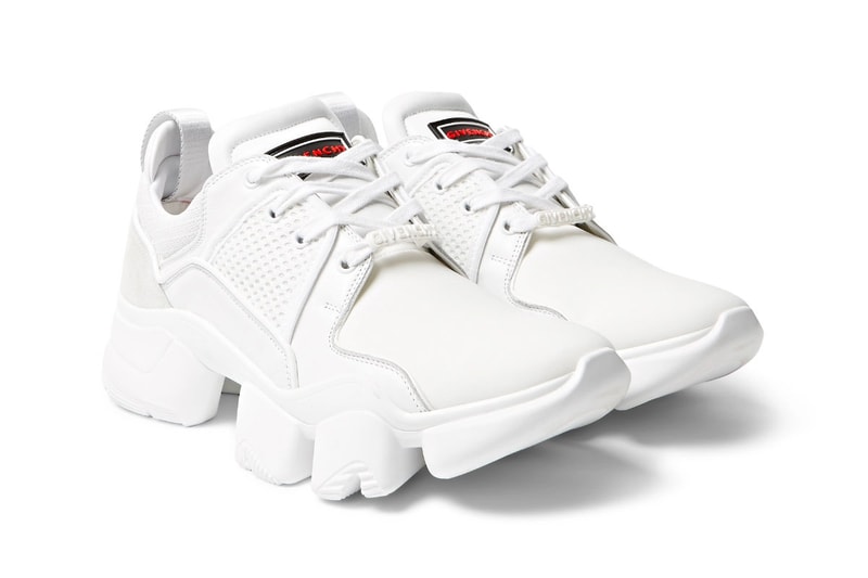 Givenchy Jaw Sneaker Release neoprene suede leather mesh price Info Date White Black Fall Winter 2018 Clare Waight Keller