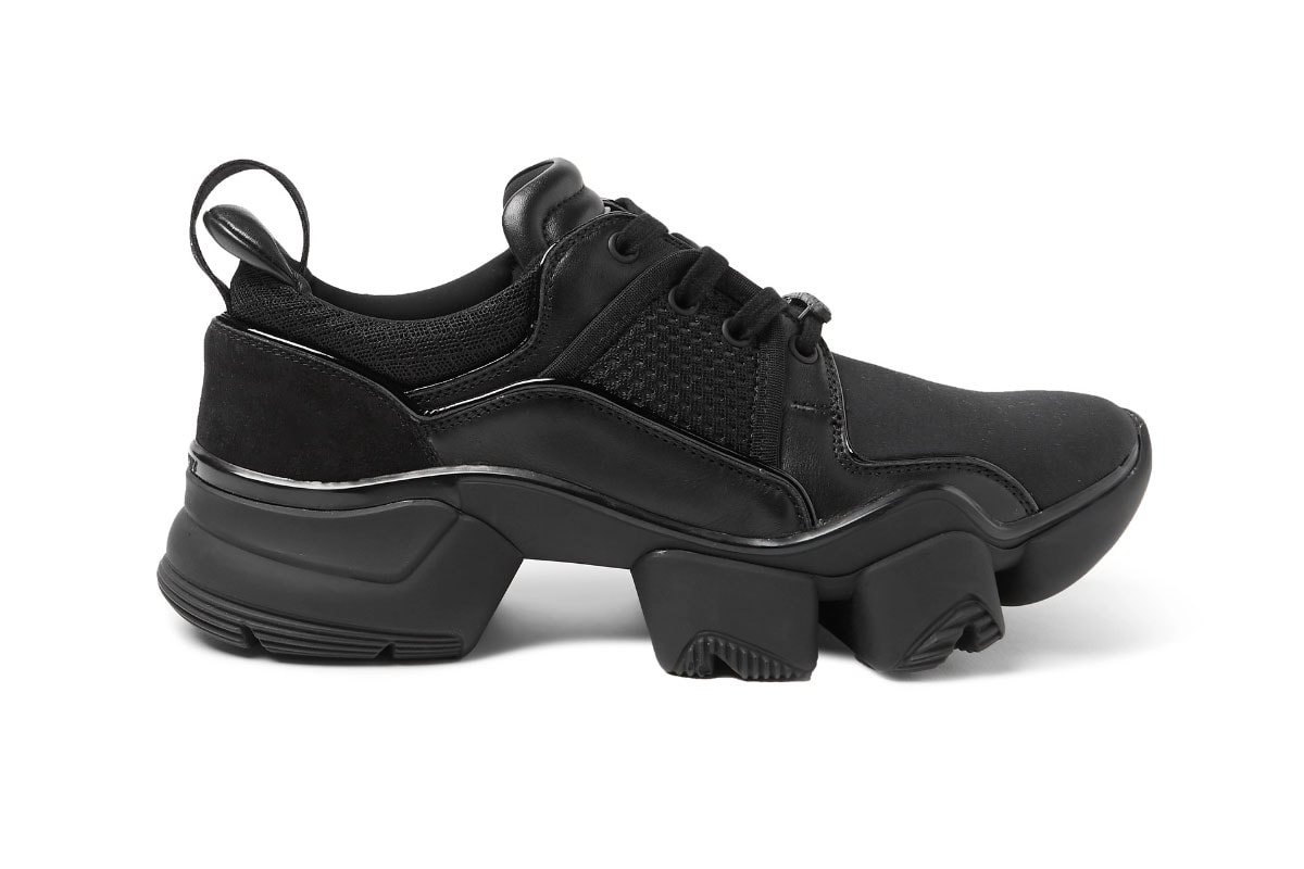 Givenchy Jaw Sneaker Release neoprene suede leather mesh price Info Date White Black Fall Winter 2018 Clare Waight Keller