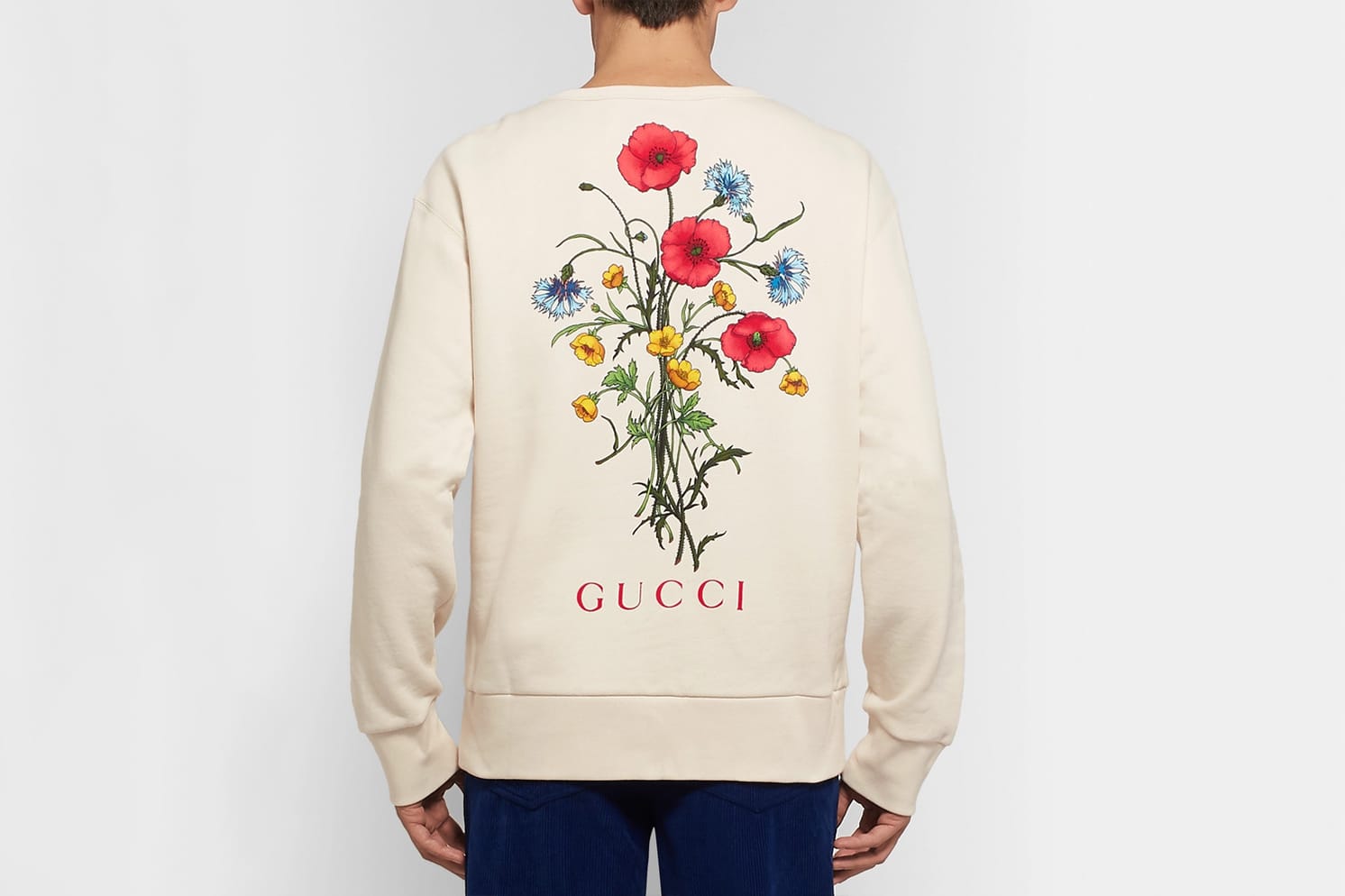 gucci floral jumper