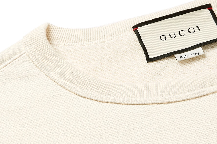 Gucci Chateau Marmont Loopback Sweatshirt printed italy guccy knits tops jumpers winter fashion luxury crewneck made in Italy  