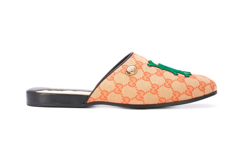 Gucci LA Angels Logo GG Slipper Release Info Date Green Monogram