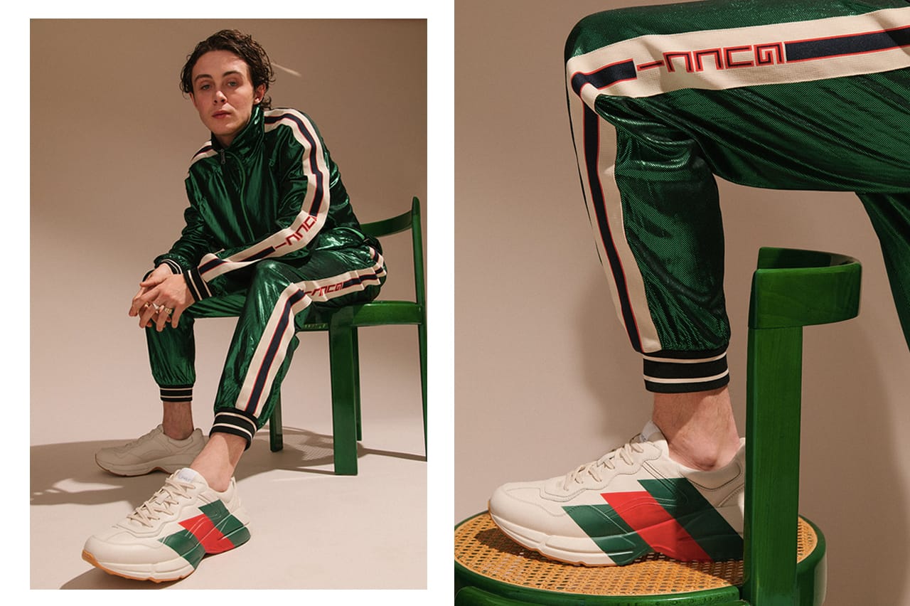 gucci flashtrek outfit
