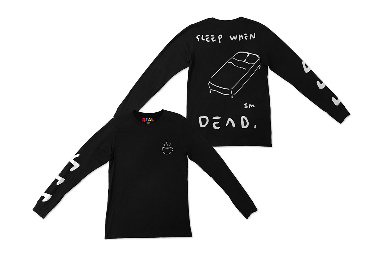 Gucci Ghost Real Buy Debut Release Trevor Trouble Andrew Long Sleeve Short T shirt White black