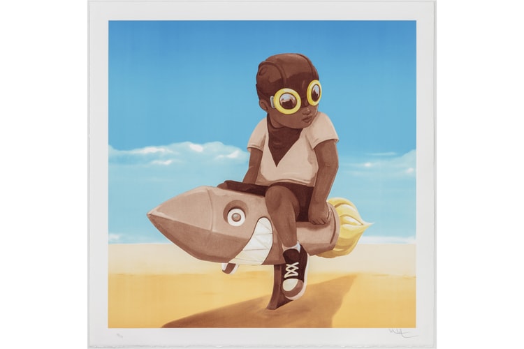 Hebru Brantley to Launch Limited Edition 'Boy On Rocket' Lithograph