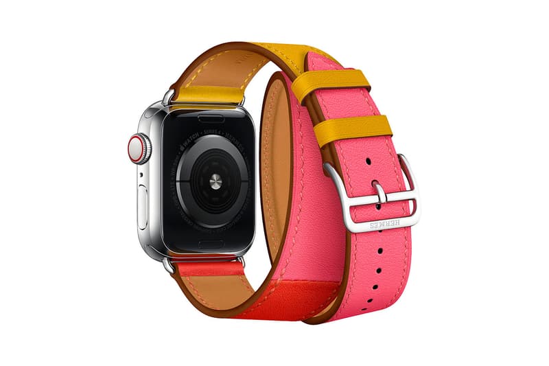 Hermès Apple Watch Series 4 Straps 2018 price colors new leather premium tech accessory luxury double tour single tour