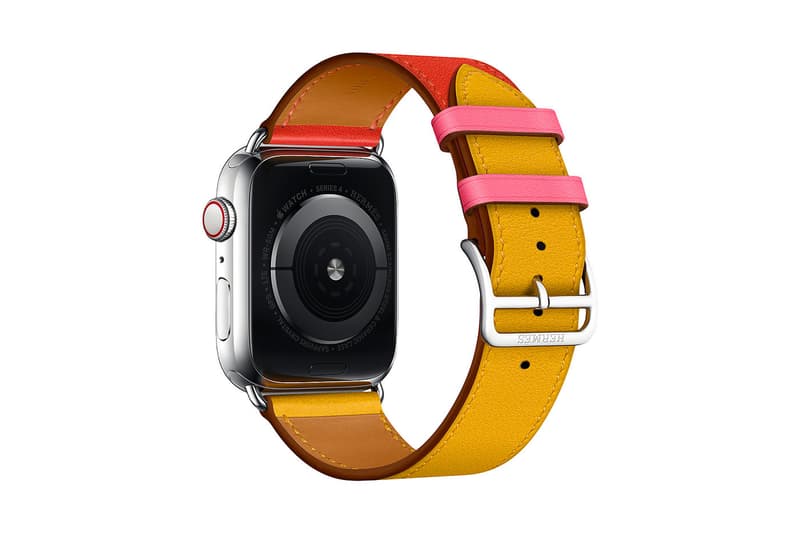 Hermès Apple Watch Series 4 Straps 2018 price colors new leather premium tech accessory luxury double tour single tour 