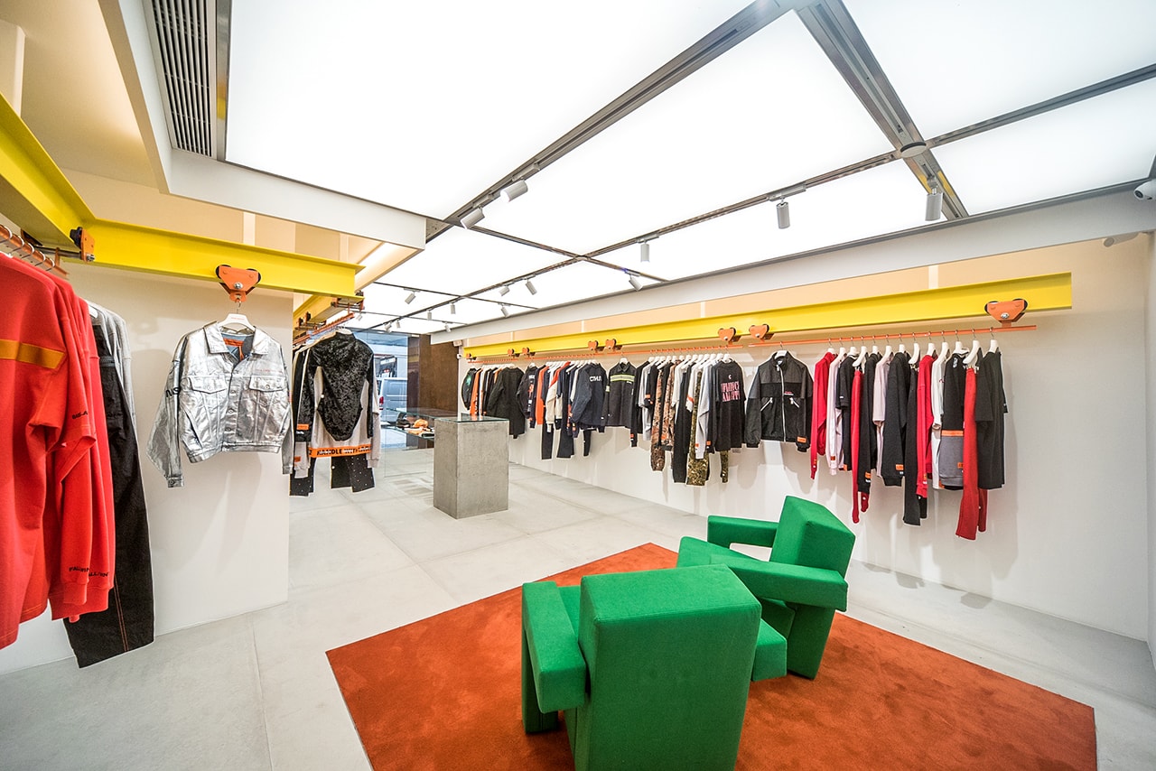 heron preston flagship store hong kong november 29 2018 open debut launch shop storefront