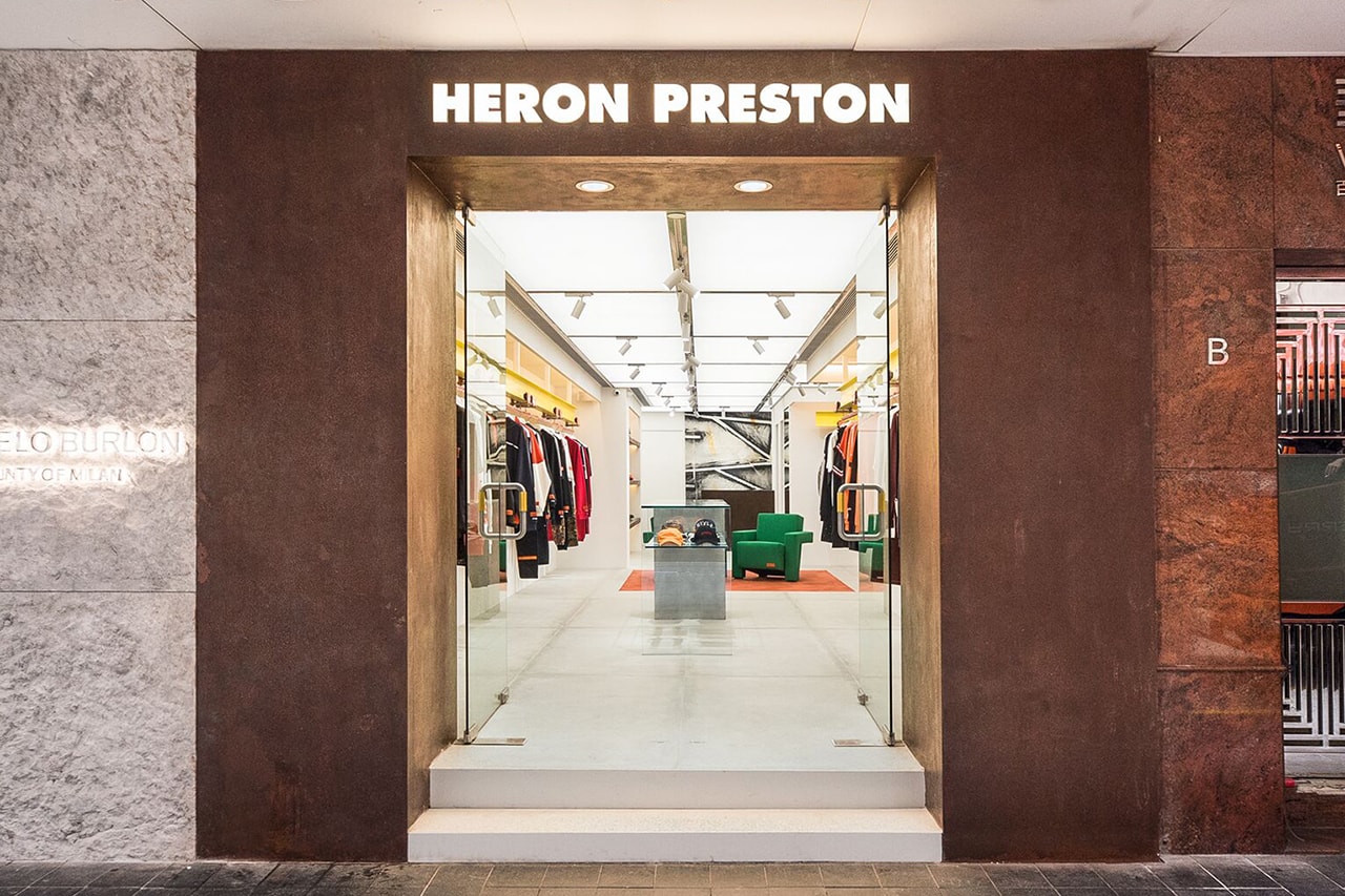 heron preston flagship store hong kong november 29 2018 open debut launch shop storefront