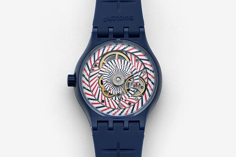 HODINKEE x Swatch "Sistem51 Blue" Collaboration timepiece watches release date price watch accessories