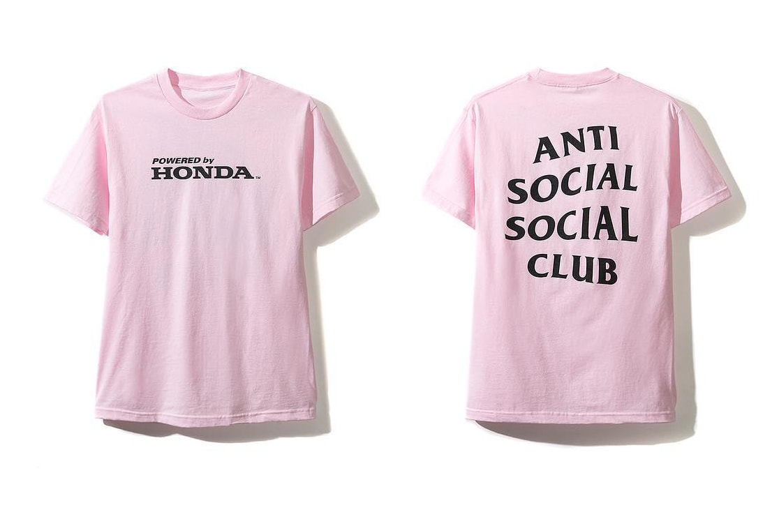 Anti Social Social Club honda collaboration type r hat hoodie tee shirt november 3 2018 drop release date info
