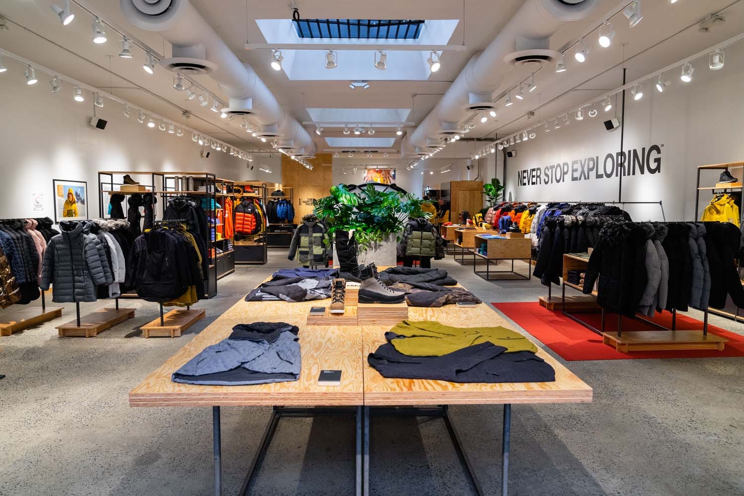 north face retail store