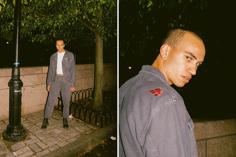 Infinite Archives GUESS FW18 Capsule Collection Lookbook worker jackets pants denim canvas corduroy t shirt stripes Sheck Wes RAYSCORRUPTEDMIND