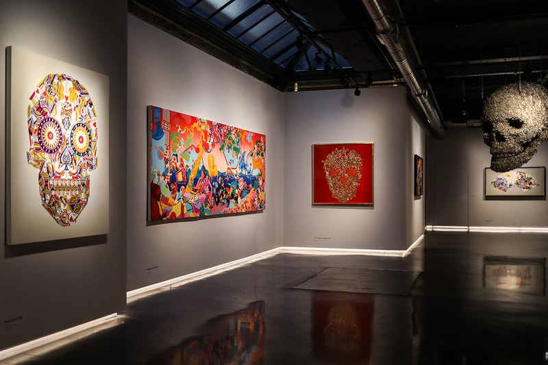 Jacky Tsai "Reincarnation" Unit London Exhibit Inside Closer Look Art Exhibition 