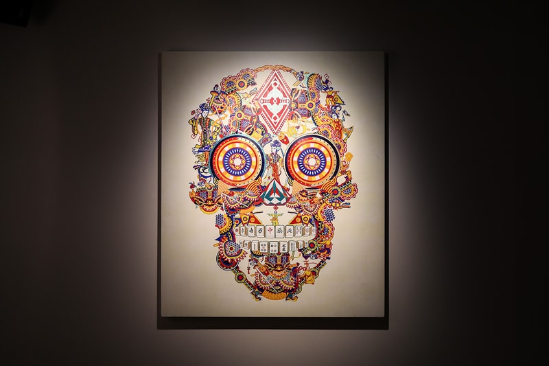 Jacky Tsai "Reincarnation" Unit London Exhibit Inside Closer Look Art Exhibition 