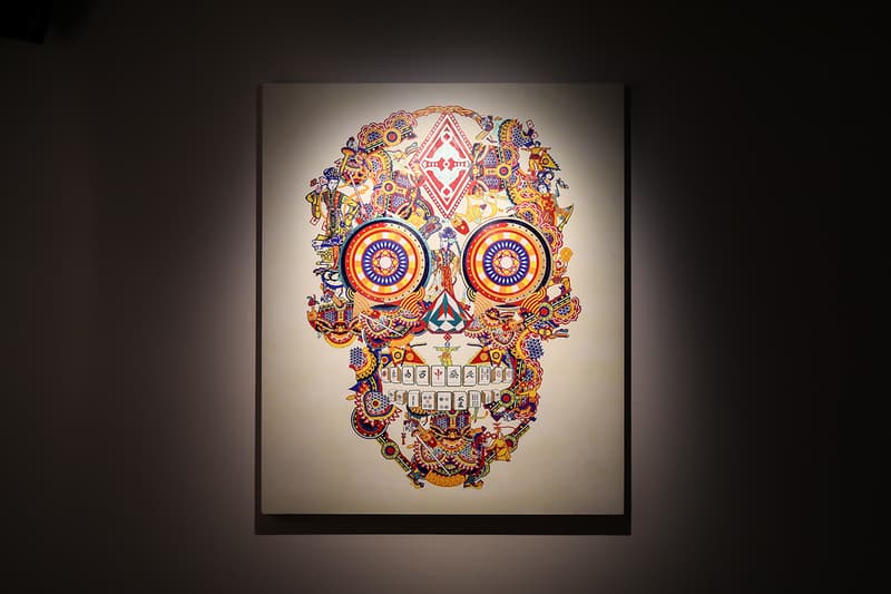 Jacky Tsai "Reincarnation" Unit London Exhibit Inside Closer Look Art Exhibition