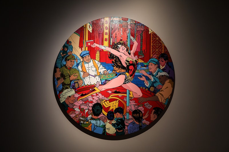 Jacky Tsai "Reincarnation" Unit London Exhibit Inside Closer Look Art Exhibition 