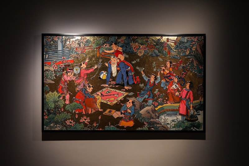 Jacky Tsai "Reincarnation" Unit London Exhibit Inside Closer Look Art Exhibition 
