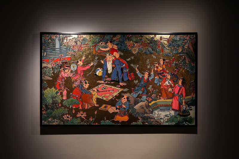 Jacky Tsai "Reincarnation" Unit London Exhibit Inside Closer Look Art Exhibition