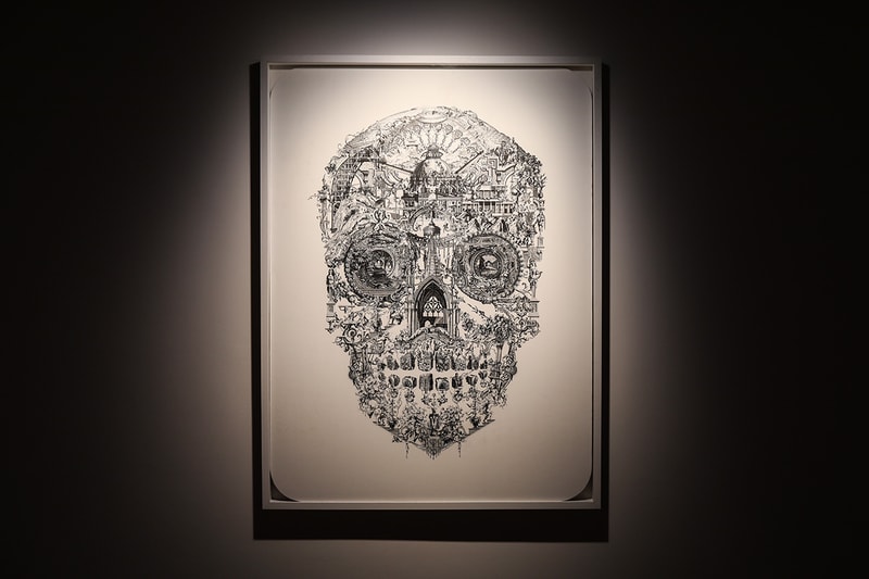 Jacky Tsai "Reincarnation" Unit London Exhibit Inside Closer Look Art Exhibition 