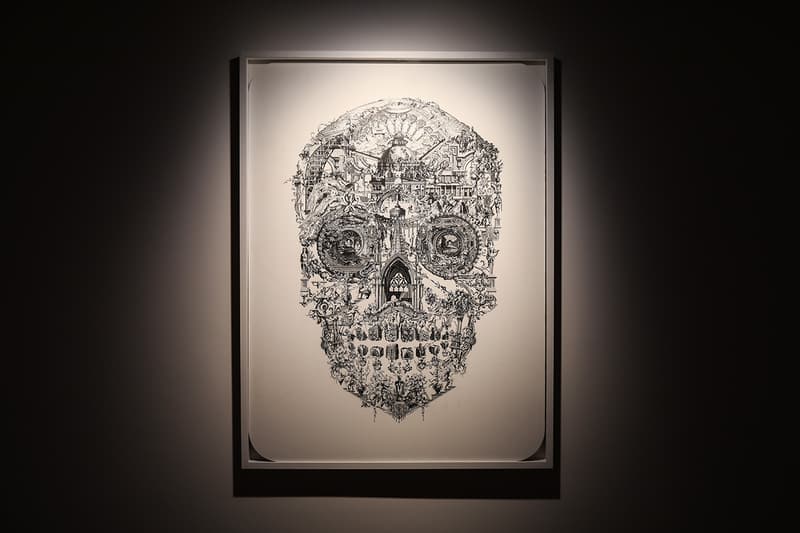 Jacky Tsai "Reincarnation" Unit London Exhibit Inside Closer Look Art Exhibition