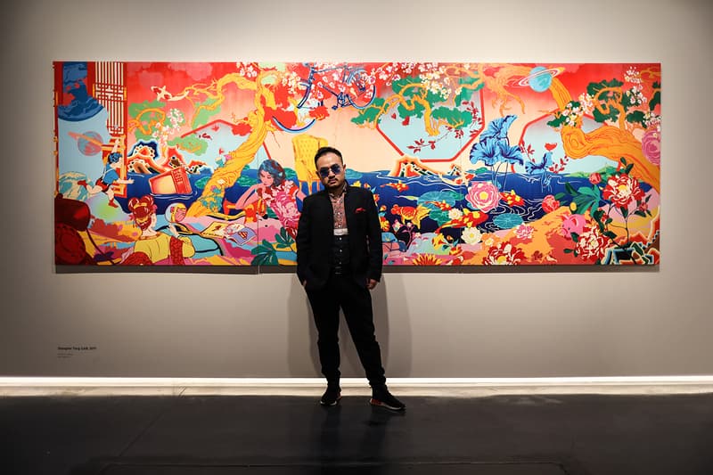 Jacky Tsai "Reincarnation" Unit London Exhibit Inside Closer Look Art Exhibition