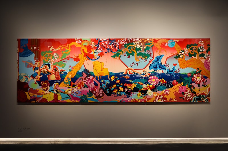 Jacky Tsai "Reincarnation" Unit London Exhibit Inside Closer Look Art Exhibition 