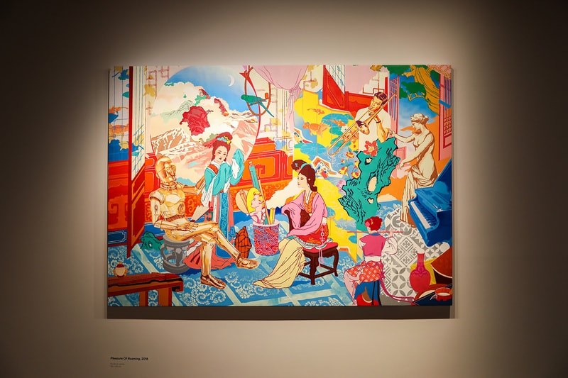 Jacky Tsai "Reincarnation" Unit London Exhibit Inside Closer Look Art Exhibition 