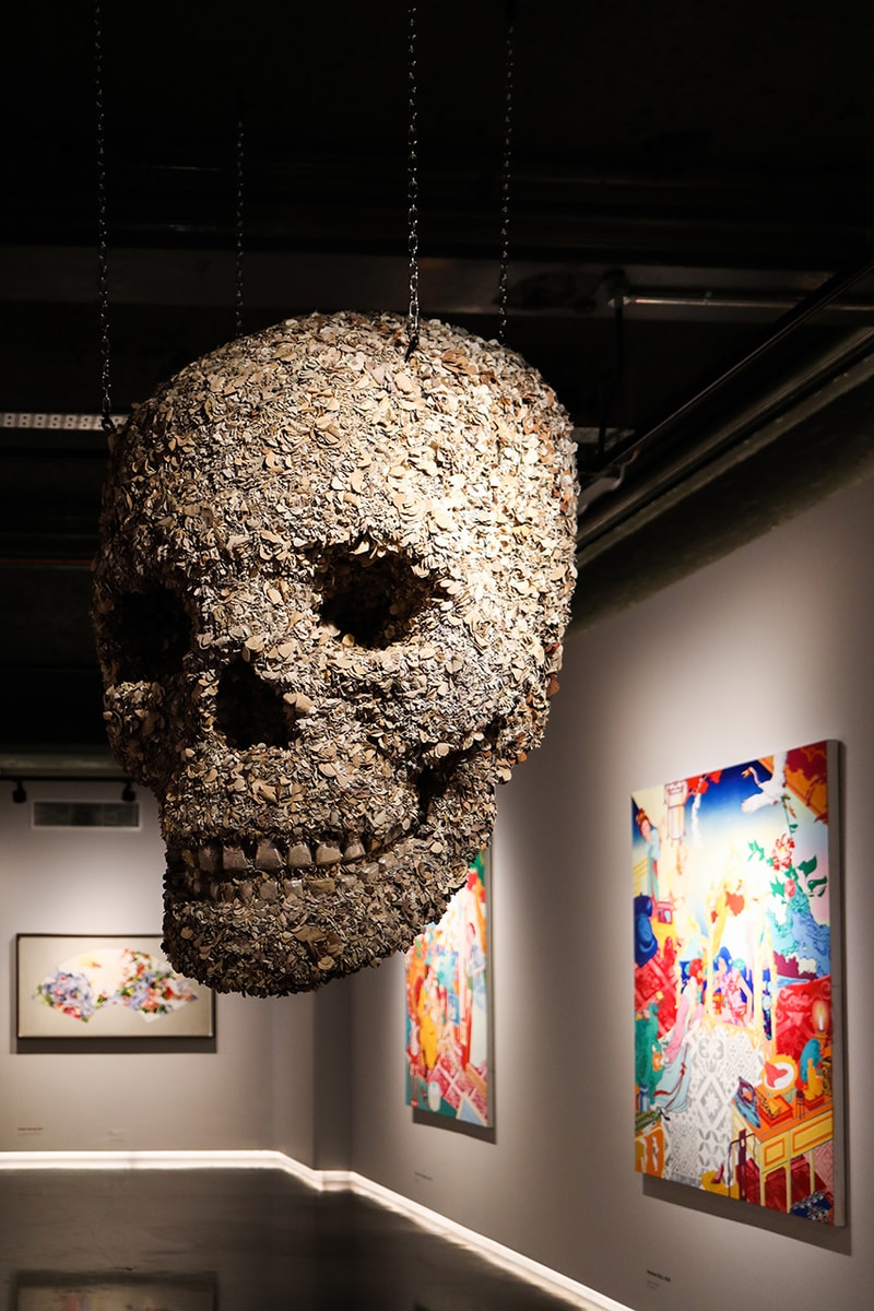Jacky Tsai "Reincarnation" Unit London Exhibit Inside Closer Look Art Exhibition 