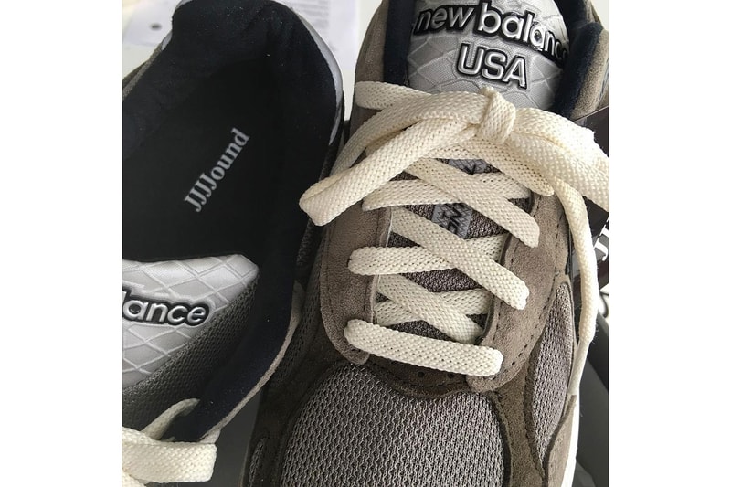JJJJound x New Balance FW18 Collab First Look  justin saunders sneaker collaboration release date suede