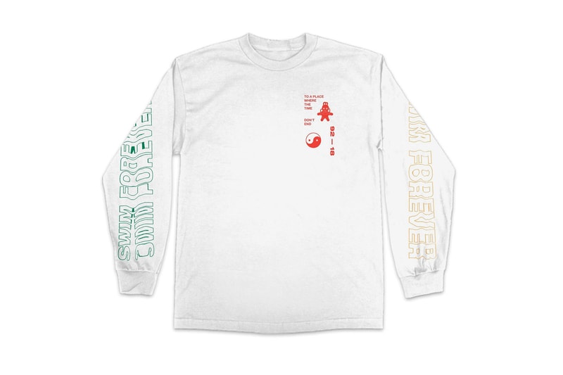 John Mayer Swim Forever Mac Miller T-Shirt Jeremy Dean A Celebration of Life Long sleeve White 