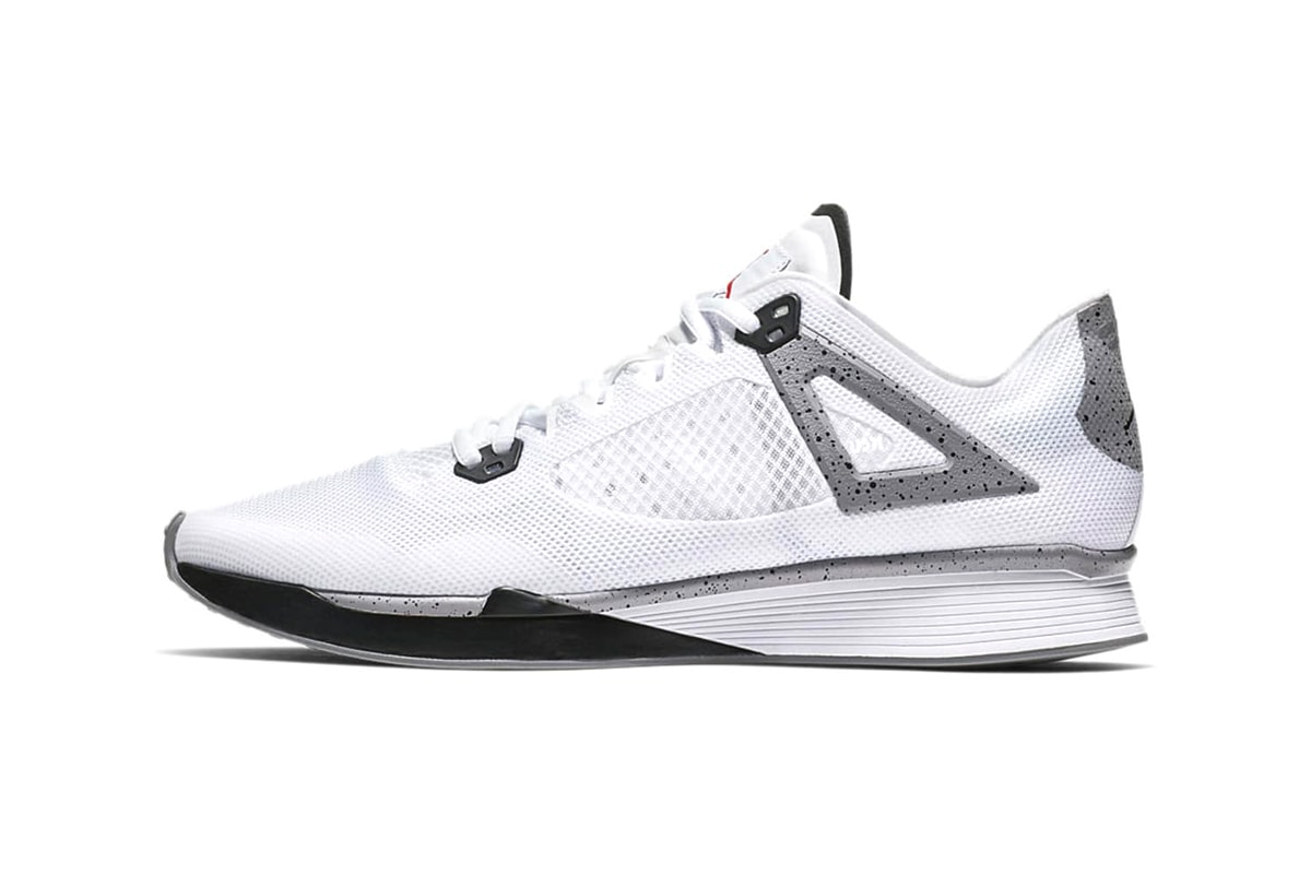 Jordan 89 Racer White Cement Release Info Date runner running jordan brand sneaker colorway first look
