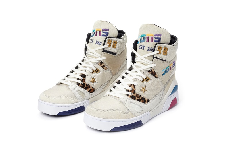 Converse just don c collaboration erx sneaker jersey hat shirt shorts snakeskin gold pony hair fur drop release date info november 19 2018 buy tee shirt hoodie cap hat