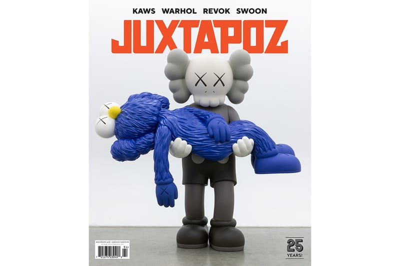 KAWS 'GONE' Sculpture Graces 'Juxtapoz' Magazine's 25th Anniversary Issue