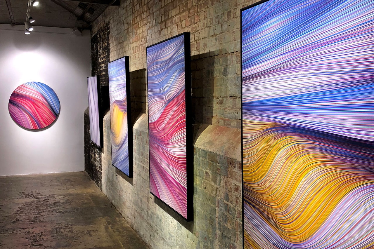 kai sunny shifting times exhibition stolenspace gallery artworks paintings