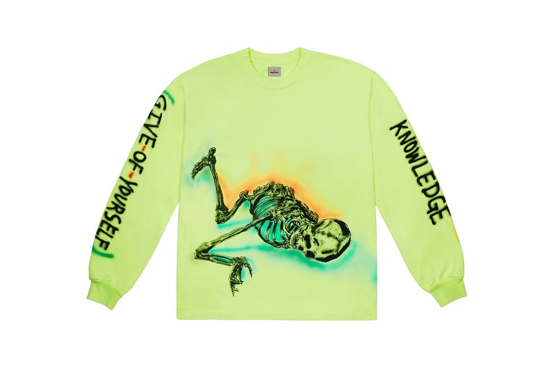 Kanye West Merchandise Wes Lang Capsule Collection Wyoming Jacksons Hole Ye Merch Longsleeve T-shirt Vapor Frozen Yellow