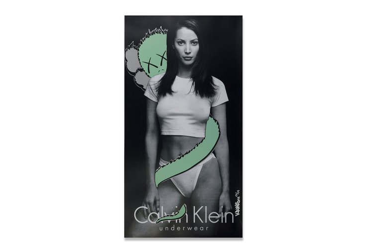 KAWS' Calvin Klein Ad Disruption Has Just Sold for $127,000 USD