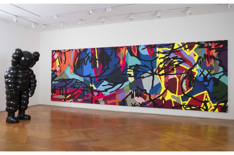 kaws gone exhibition skarstedt gallery recap artworks art artist sculptures installations paintings