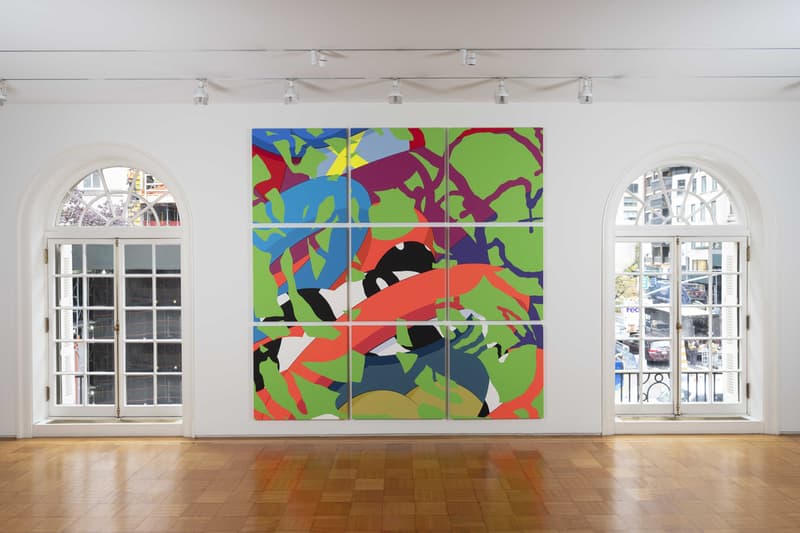 kaws gone exhibition skarstedt gallery recap artworks art artist sculptures installations paintings