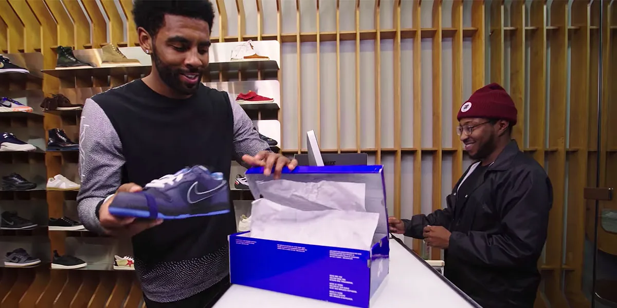 kyrie irving sneaker shopping