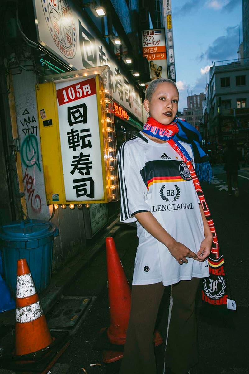 Les Vêtements de Football Fall/Winter 2018 Editorial Lookbook Fashion Clothing Comme Des Garçons toyko football soccer