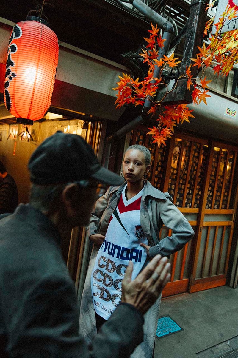 Les Vêtements de Football Fall/Winter 2018 Editorial Lookbook Fashion Clothing Comme Des Garçons toyko football soccer