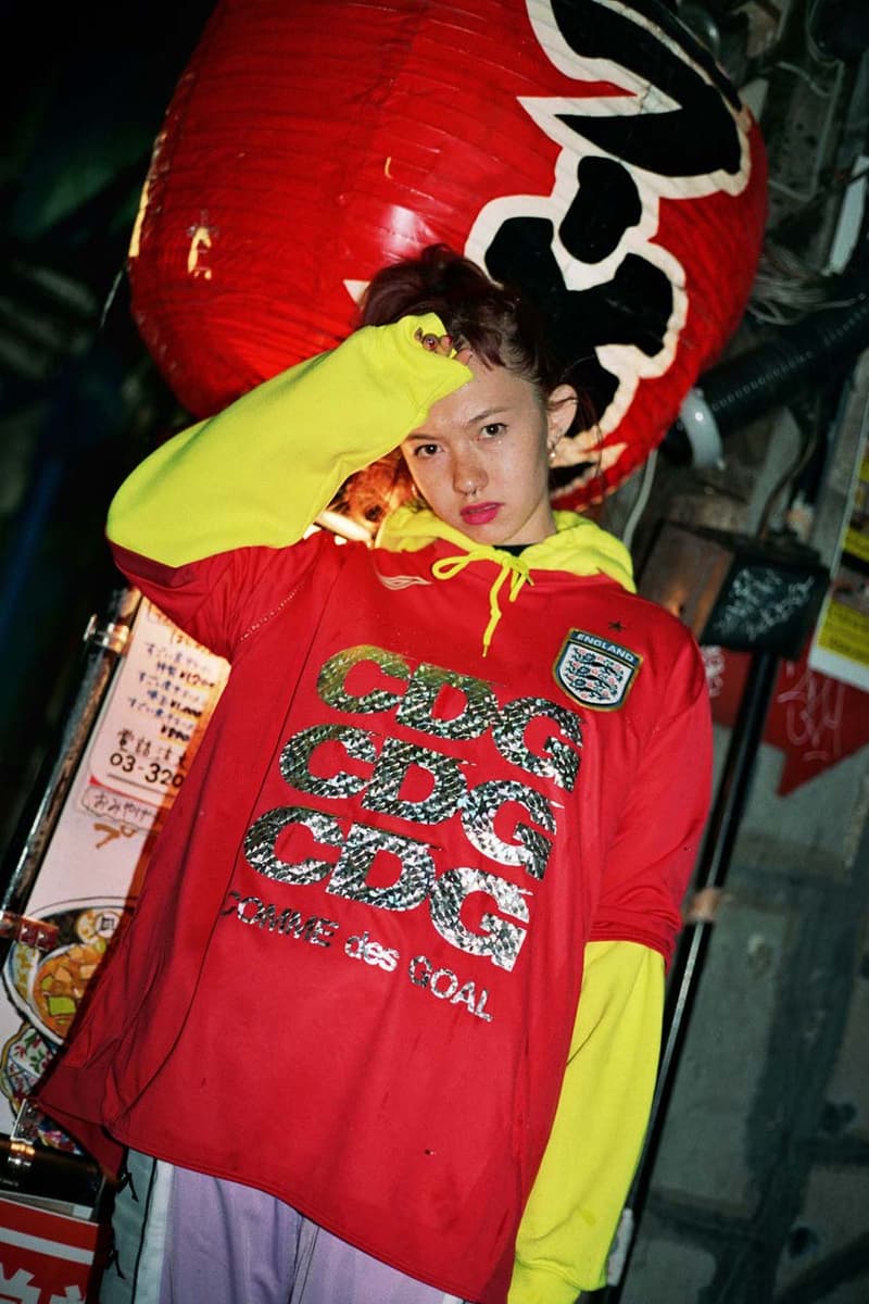 Les Vêtements de Football Fall/Winter 2018 Editorial Lookbook Fashion Clothing Comme Des Garçons toyko football soccer