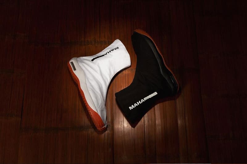 maharishi Releases maha Tabi Boot FW18 info price black white leather november december 2018