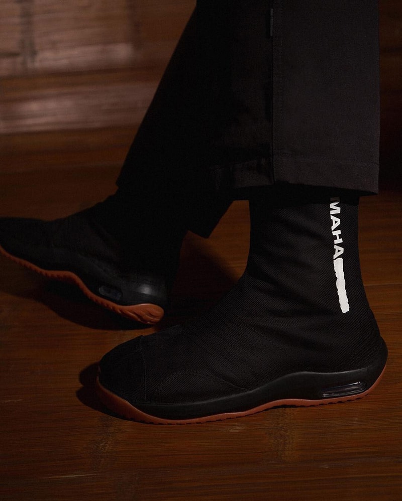 maharishi Releases maha Tabi Boot FW18 info price black white leather november december 2018